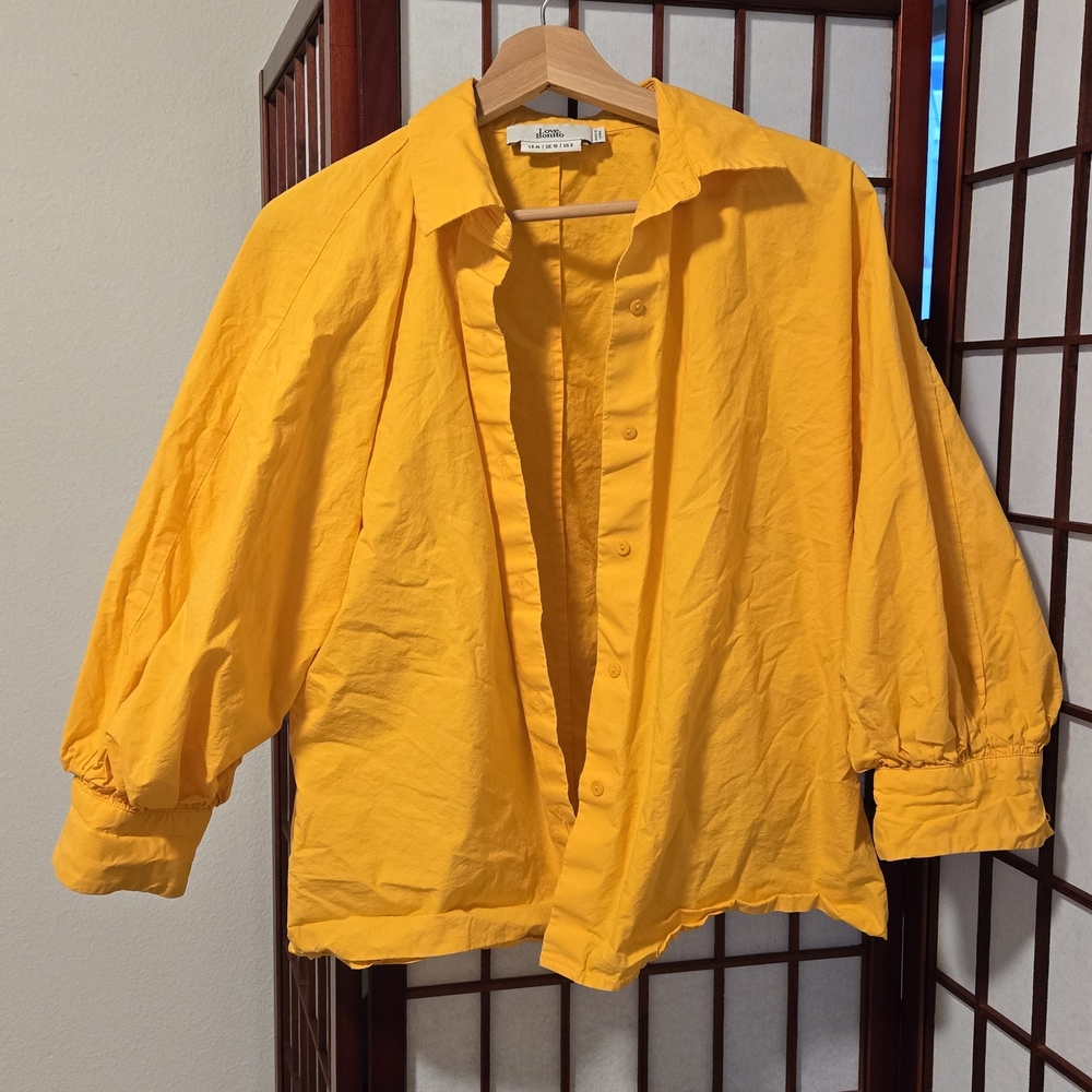 Love BONITO Butternut Squash Button-Up Shirt